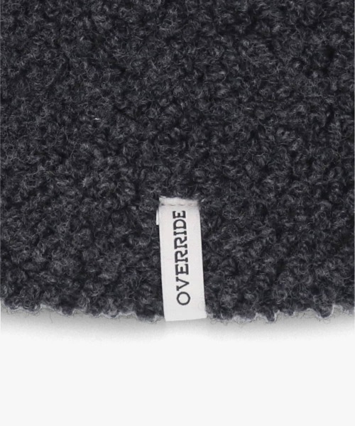 OVERRIDE（オーバーライド）の「OVERRIDE  CURLY RELAX HAT / オーバーライド（ハット・レディース・ホワイト/ライトグリーン/ダークグレー・58cm）」の5枚目の写真