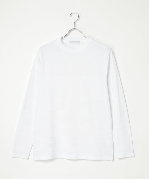 IKKA LOUNGE(イッカラウンジ)の「ランダムリップルボーダーロンT(Tシャツ/カットソー・メンズ・オリーブ/ネイビー/ホワイト/ブラック・M/L/XL/S)」の21枚目の写真