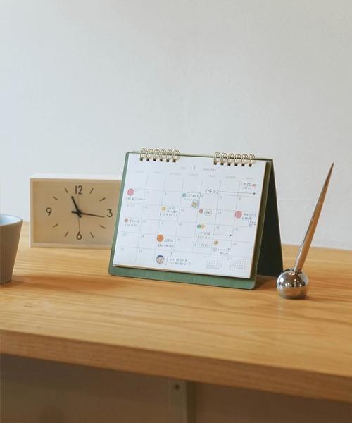 HIGHTIDE（ハイタイド）の「ハイタイド 2025年 カレンダー レプレ カレンダー スケジュール帳 ダイアリー 手帳 卓上（手帳/メモ帳・レディース・カーキ/ライトグレー/ピンク/ダークベージュ/ブルー系その他・FREE）」の3枚目の写真