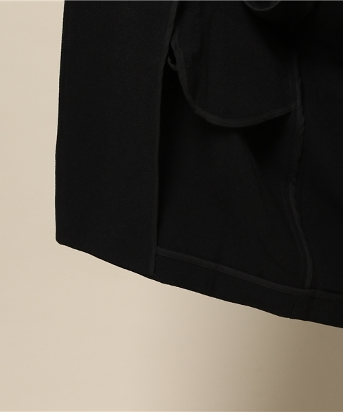 ROSE BUD(ローズバッド)の「(ACHRO)MJ3005 RELAXED FIT COCOON COAT(その他アウター・レディース・ブラック・SMALL)」の8枚目の写真