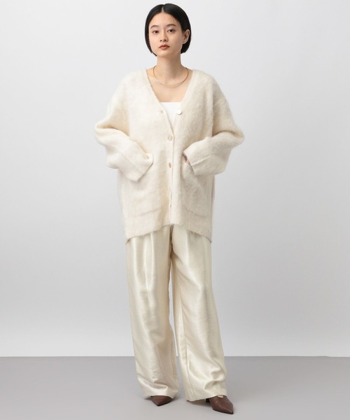 A part by（アパートバイ）の「ブライトイージーパンツ（その他パンツ・レディース・ブラック/アイボリー/ブラウン/ライトブルー/ダークブラウン・FREE）」の6枚目の写真