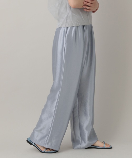 A part by（アパートバイ）の「ブライトイージーパンツ（その他パンツ・レディース・ブラック/アイボリー/ブラウン/ライトブルー/ダークブラウン・FREE）」の16枚目の写真