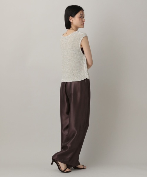 A part by（アパートバイ）の「ブライトイージーパンツ（その他パンツ・レディース・ブラック/アイボリー/ブラウン/ライトブルー/ダークブラウン・FREE）」の19枚目の写真