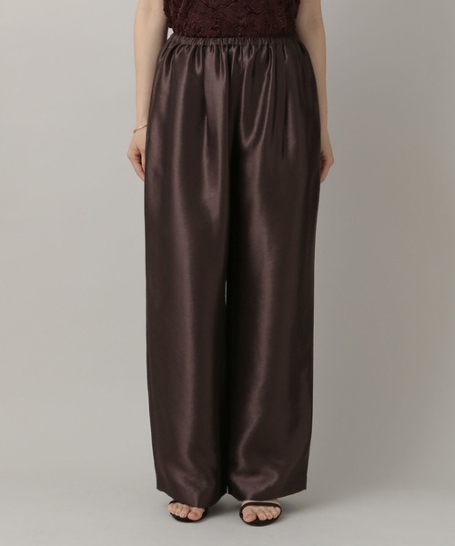 A part by（アパートバイ）の「ブライトイージーパンツ（その他パンツ・レディース・ブラック/アイボリー/ブラウン/ライトブルー/ダークブラウン・FREE）」の21枚目の写真