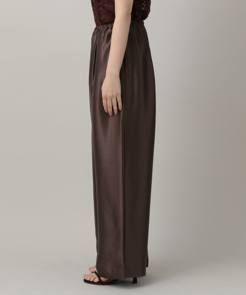 A part by（アパートバイ）の「ブライトイージーパンツ（その他パンツ・レディース・ブラック/アイボリー/ブラウン/ライトブルー/ダークブラウン・FREE）」の22枚目の写真