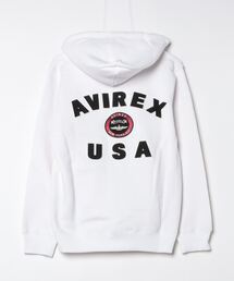 AVIREX | VARSITY LOGO SWEAT PARKA/バーシティロゴ スウェットパーカー(パーカー)