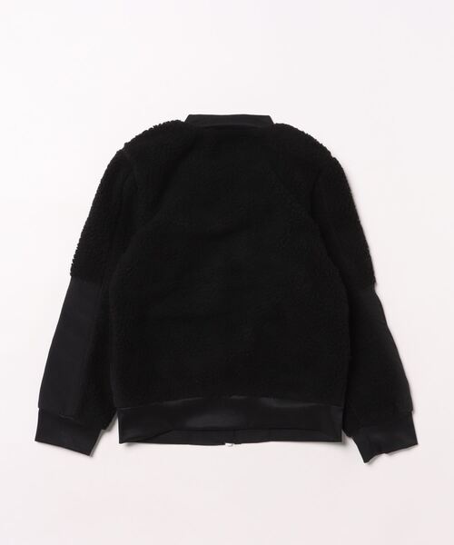 NIKE（ナイキ）の「NIKE NKB NIKE SHERPA BOMBER（ブルゾン・キッズ・ブラック・115cm/110cm/105cm）」の2枚目の写真