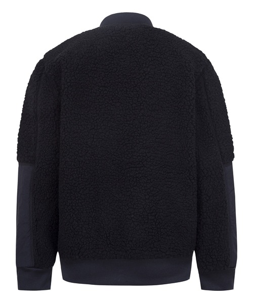 NIKE（ナイキ）の「NIKE NKB NIKE SHERPA BOMBER（ブルゾン・キッズ・ブラック・115cm/110cm/105cm）」の5枚目の写真