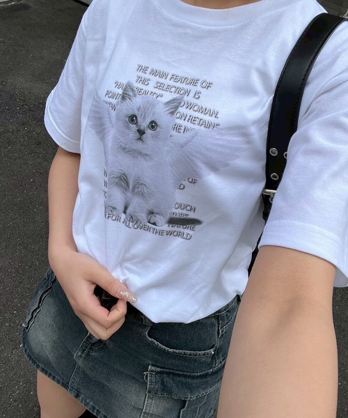 セール】エンジェルキャット半袖Tシャツ（Tシャツ/カットソー