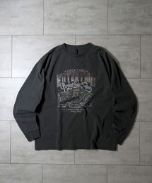 Pigment hard wash long sleeve T-shirt/ピグメント ハードウォッシュ 長袖 Tシャツ/ロンT