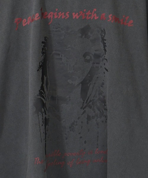 Anytime Songs(エニータイムソングス)の「Pigment hard wash long sleeve T-shirt/ピグメント ハードウォッシュ 長袖 Tシャツ/ロンT(Tシャツ/カットソー・メンズ・ブラック/ブラウン系その他/ブラック系その他2/ブラック系その他/ブラウン系その他2/ブラック系その他3/ブラウン系その他3/モカ・M/L/XL)」の11枚目の写真