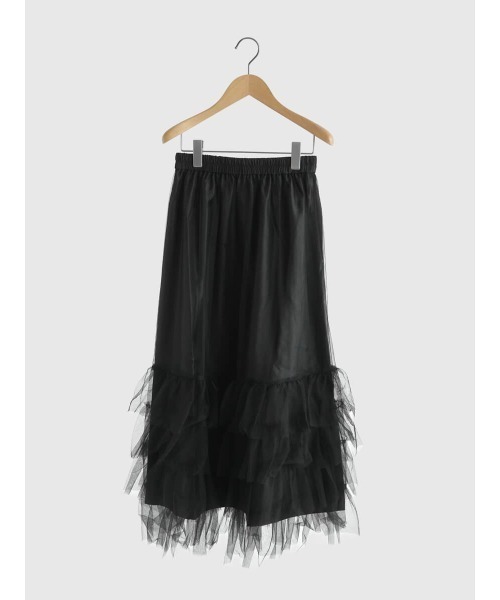 FIKA.（フィーカ）の「Tulle tiered skirt（スカート・レディース・ブラック/アイボリー・MEDIUM）」の15枚目の写真