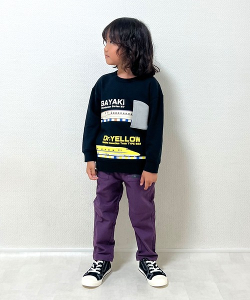 SKAPE（エスケープ）の「923W7ﾄﾚｰﾅｰ（スウェット・キッズ・グレー/ブラック・120cm/110cm/100cm/90cm）」の6枚目の写真