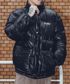 セール】DIAMOND QUILT LAMB LEATHER DOWN JACKET