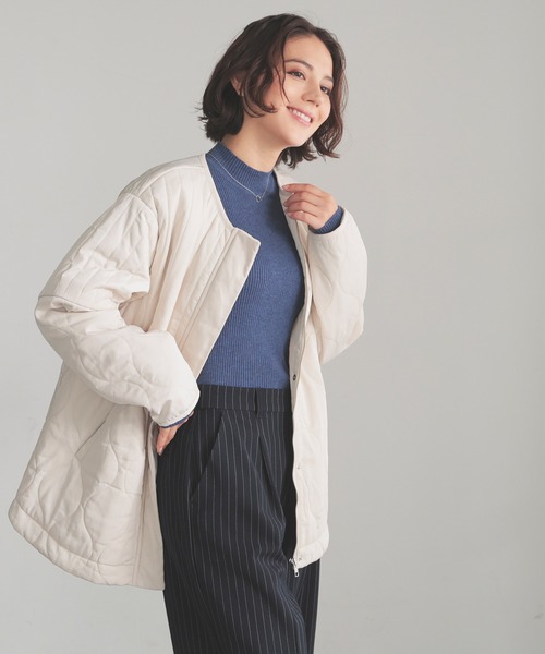 GLACIER lusso（グラシアルッソ）の「異柄キルティングブルゾン