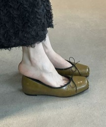 bonitas グリーン バレエシューズ レディース バレエシューズ（条件：グリーン系）| ファッション