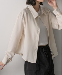 ショート丈 ベーシックシャツ