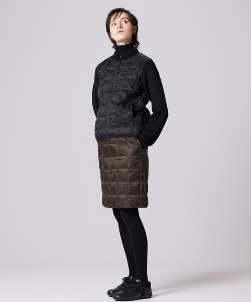 新品　ダウンスカート W LINE フレアダウンスカート《TAION》 （ミニ・ひざ丈スカート