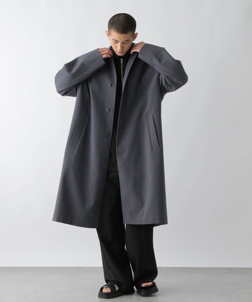 STERNBERG(スタンバーグ)の「トリプルクロスステンカラーコート(ステンカラーコート・メンズ・ブラウン/ブラック・LARGE/MEDIUM)」の21枚目の写真