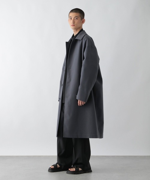 STERNBERG(スタンバーグ)の「トリプルクロスステンカラーコート(ステンカラーコート・メンズ・ブラウン/ブラック・LARGE/MEDIUM)」の22枚目の写真