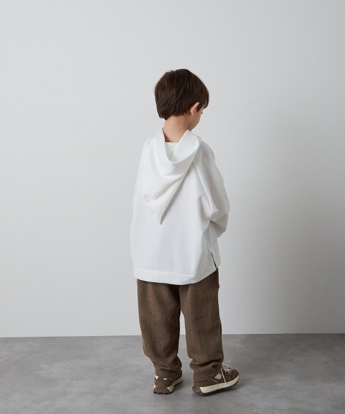 riziere（リジェール）の「ヘリンボーン柄テーパードパンツ（その他パンツ・キッズ・チャコール/ブラウン・90/100/110/120/130/140/150）」の6枚目の写真