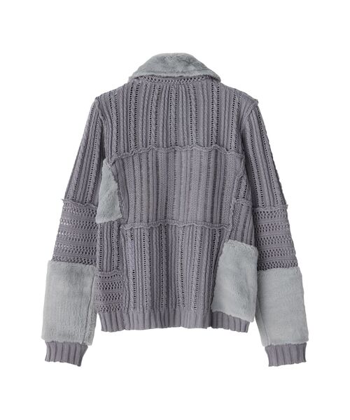 HYSTERIC GLAMOUR（ヒステリックグラマー）の「スクラッチライダースジャケット（ライダースジャケット・レディース・ブラック/グレー・FREE）」の3枚目の写真