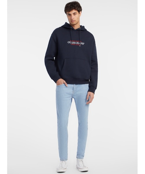 GUESS JEANS Hood Reg America Trad Sweat パーカー | GUESS(ゲス