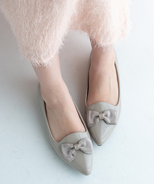 【WEB限定】【レイン対応】オペラリボンレインパンプス(415-40143)JELLY BEANS(ジェリービーンズ)（レインシューズ）｜JELLY BEANS（ジェリービーンズ）