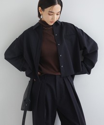 TRストレッチショートシャツジャケット