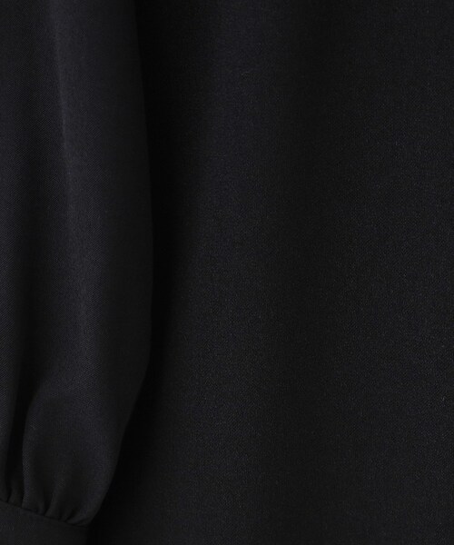 SHOO・LA・RUE（シューラルー）の「【S-3L/お袖デザイン2WAY】異素材ドッキングワンピース（ワンピース・レディース・ブラック/ナチュラル・05/01/02/03/04）」の12枚目の写真