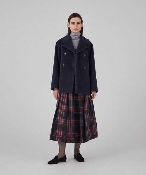 モヘヤダイヤゴナル ピーコート（ピーコート）｜TOMORROWLAND collection（トゥモローランドコレクション）