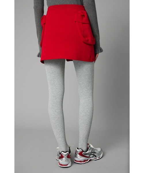 HeRIN.CYE（ヘリンドットサイ）の「Zip knit skirt　　ジップニットスカート（スカート・レディース・ブラック/レッド・FREE）」の11枚目の写真