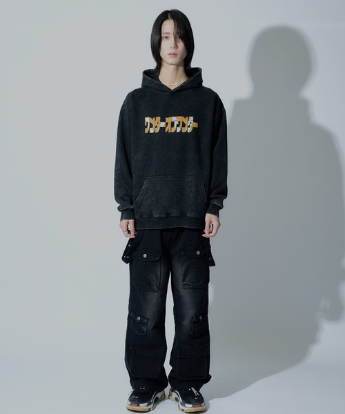 tinkerend（ティンカーエンド）の「【ユニセックス】Mulch Pocket Cargo Pants / マルチポケットヴィンテージカーゴパンツ（カーゴパンツ・メンズ・ブラック・3/2/1）」の19枚目の写真