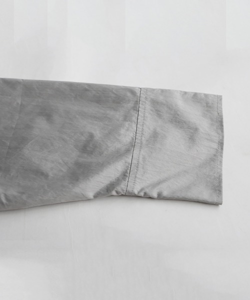 antiqua(アンティカ)の「パールタフタジャケット(ナイロンジャケット・レディース・ブラック/グレー・ONESIZE)」の16枚目の写真