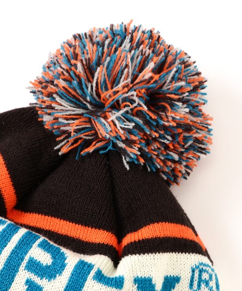 AVIREX(アヴィレックス)の「BONBON LOGO KNIT WATCH CAP / ボンボン ロゴ ニットワッチキャップ / AVIREX / アヴィレックス(ニットキャップ/ビーニー・メンズ・チャコール/バーガンディー・FREE)」の5枚目の写真