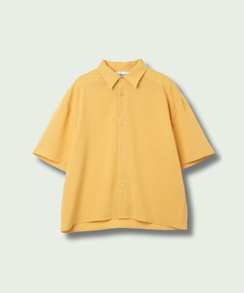 【セール】solid half sleeve shirts（シャツ/ブラウス）｜skoool（スクール）