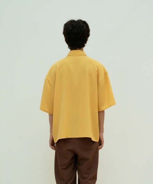 【セール】solid half sleeve shirts（シャツ/ブラウス）｜skoool（スクール）