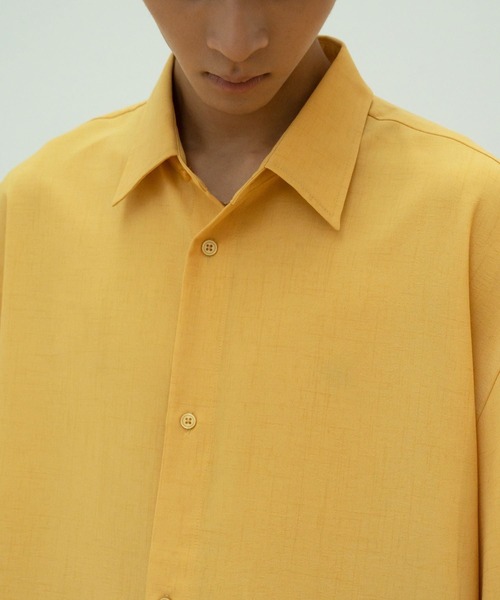 【セール】solid half sleeve shirts（シャツ/ブラウス）｜skoool（スクール）