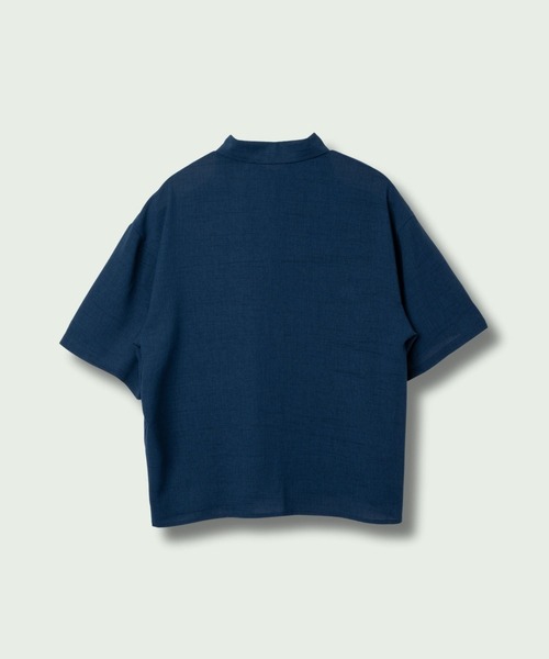 【セール】solid half sleeve shirts（シャツ/ブラウス）｜skoool（スクール）