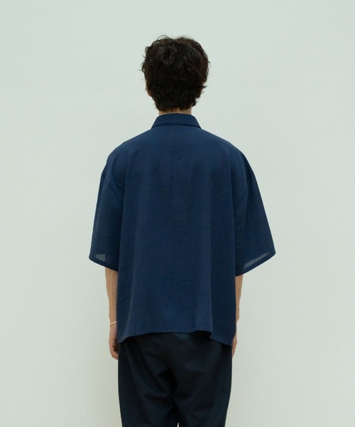 【セール】solid half sleeve shirts（シャツ/ブラウス）｜skoool（スクール）