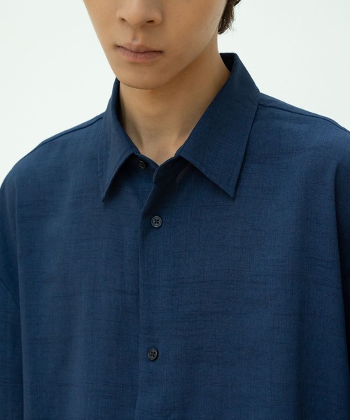 【セール】solid half sleeve shirts（シャツ/ブラウス）｜skoool（スクール）