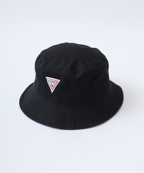 Guess(ゲス)の「GUESS CTTN TWILL BUCKET HAT W/ORIGINAL LABEL ハット(ハット・レディース・ブラック/ベージュ/ホワイト・ONE SIZE)」の7枚目の写真