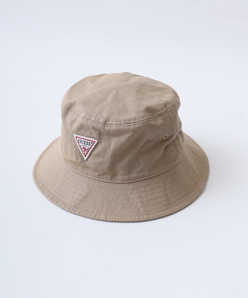 Guess(ゲス)の「GUESS CTTN TWILL BUCKET HAT W/ORIGINAL LABEL ハット(ハット・レディース・ブラック/ベージュ/ホワイト・ONE SIZE)」の9枚目の写真