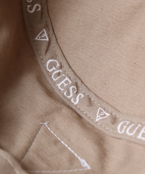 Guess(ゲス)の「GUESS CTTN TWILL BUCKET HAT W/ORIGINAL LABEL ハット(ハット・レディース・ブラック/ベージュ/ホワイト・ONE SIZE)」の15枚目の写真
