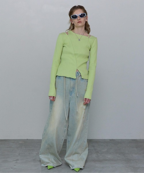 MAISON SPECIAL カラーデニムパンツ Colored Denim Pants/カラーデニムパンツ【MAISON SPECIAL