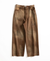 WETTEMPT | GRADATION BLAST WIDE DENIM PANTS /グラデーションブラストワイドデニムパンツ(デニムパンツ)