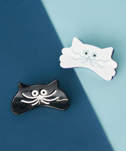 BIRTHDAY BAR(バースデイバー)の「umao×BIRTHDAY BAR バンスヘアクリップ(バレッタ/ヘアクリップ・レディース・ホワイト/ブラック・0)」の3枚目の写真