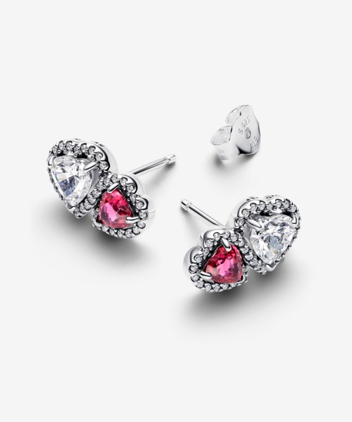 ハロー ハート スタッド ピアス（ピアス（両耳用））｜Pandora