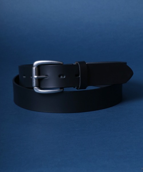ANPAS（アンパス）の「35mm Cowhide Leather Sail-shaped Buckle Long Belt/35mm 牛革 帆型バックル ロングベルト 長尺（ベルト・メンズ・ブラック/ブラウン系その他/ブラック系その他/ブラウン・FREE）」の2枚目の写真