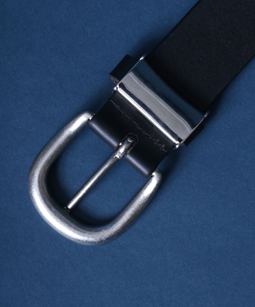 ANPAS（アンパス）の「35mm Cowhide Leather Sail-shaped Buckle Long Belt/35mm 牛革 帆型バックル ロングベルト 長尺（ベルト・メンズ・ブラック/ブラウン系その他/ブラック系その他/ブラウン・FREE）」の9枚目の写真